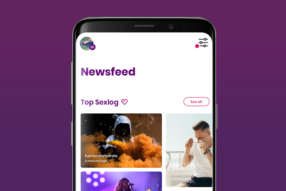 Redesign study for a lifestyle social network